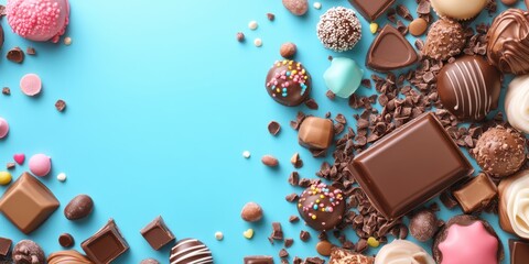 Chocolate food banner