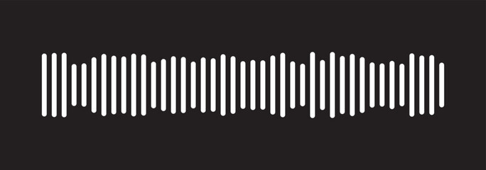 Audio technology icon with headphones and a sound wave