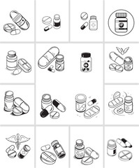 icon, vector, icons, set, symbol, sign, business, web, computer, music, illustration, phone, internet, media, design, medical,