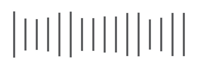 Music wave line sound one noise icon audio frequency signal podcast radio sound wave volume hand art. Acoustic line music logo record sound wave doodle sketch abstract. Vector illustration 