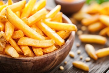 French fries food banner