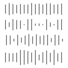 Audio waves icon. Voice message and sound representation