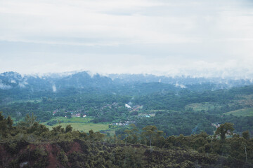 Obraz premium view from the top of mountain