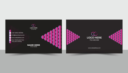 Modern creative business card design