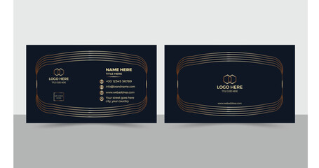 Modern creative business card design