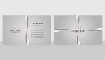 Modern creative business card design