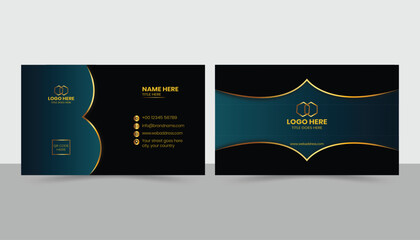 Modern creative business card design