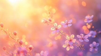 Fototapeta premium Spring flowers background 