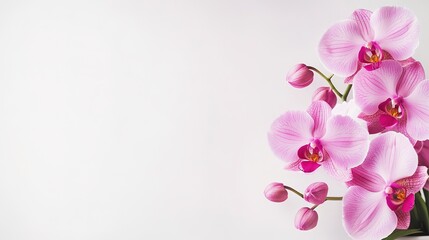 Obraz na płótnie Canvas pink orchid flowers