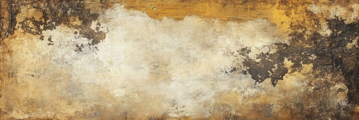Vintage Earthy Surface. Abstract Grunge Layout with Rich Brown Tones for Retro Booklet or Website Background