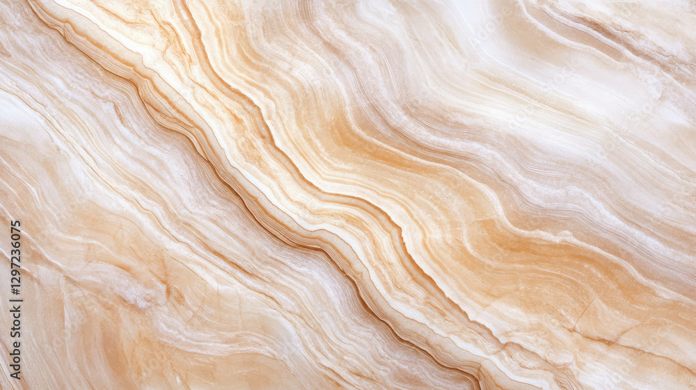 Poster beige stone texture with smooth surface for interior design and background use