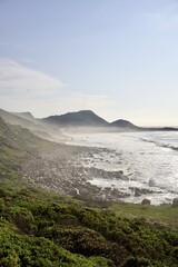 Roadtrip mit dem Auto auf im Nationalpark der Kap-Halbinsel (Südafrika)