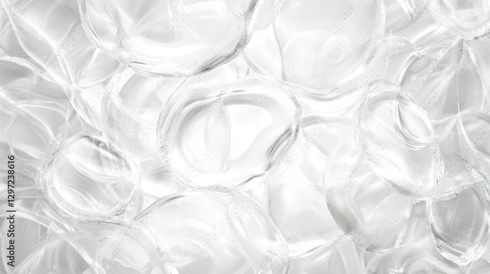 Poster abstract background of circular cracks in broken glass texture