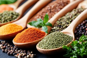 Vibrant Assortment of Spices