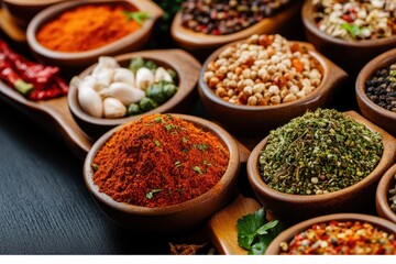 Vibrant Assortment of Spices