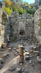 Ruins of an ancient Byzantine city.