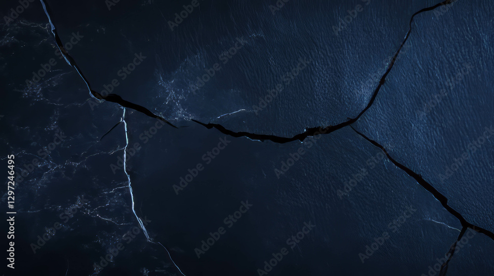 Poster dark concrete texture with cracks for background or design projects