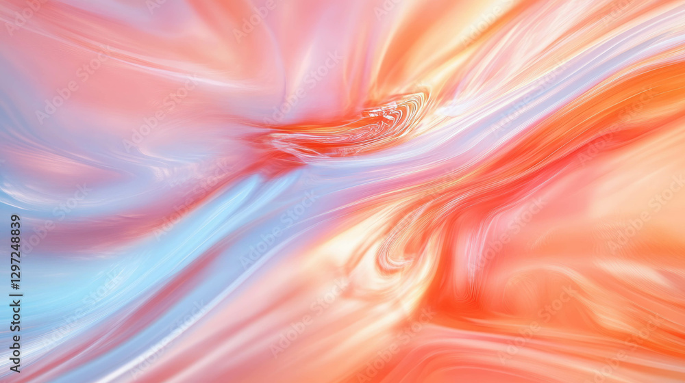 Poster abstract background with distorted colorful patterns and blurred details