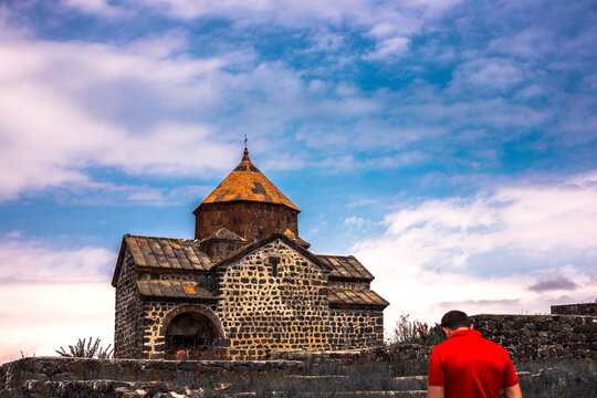 church in the Sevan in Armenia