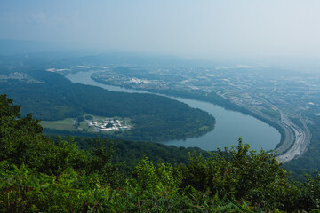 The Tennessee River in Chattanooga. 