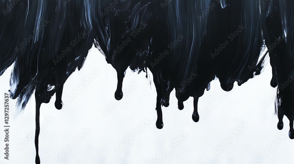 Poster artistic abstract ink drip background for creative design projects and visual art concepts