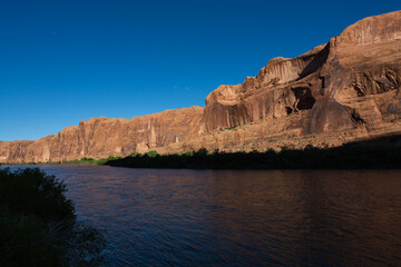A river in the red southwestern landscape of Utah.