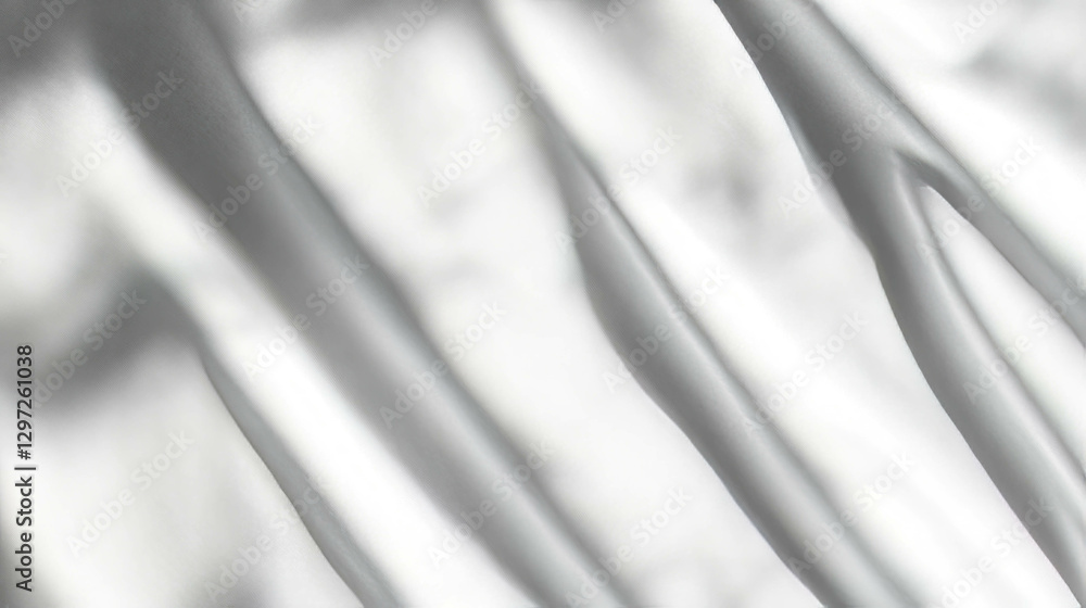 Poster light grey fabric with subtle weave texture background for design