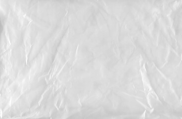 White fine plastic bag for packing, background and texture	