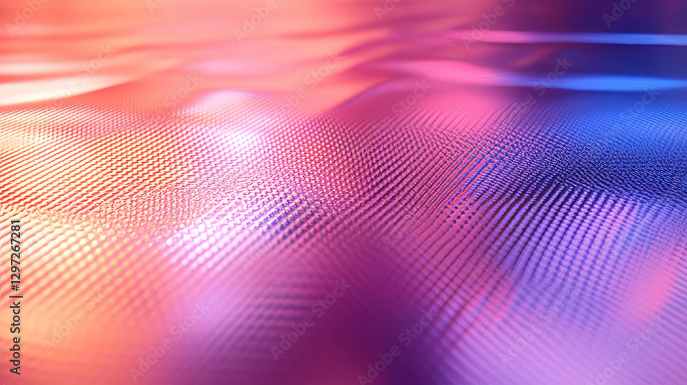 Poster abstract metallic grid texture with sharp line and vibrant colors for creative design