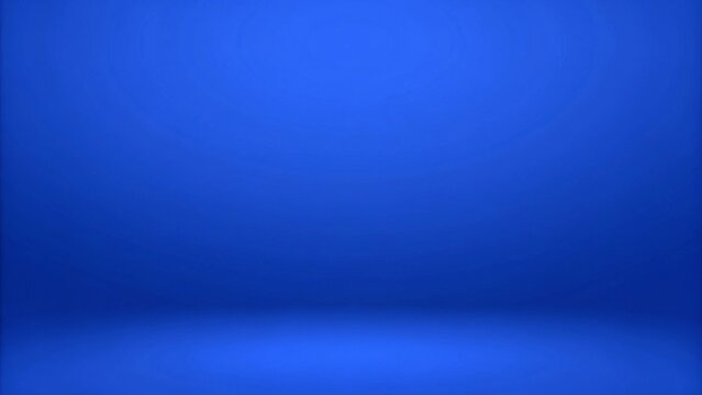 blank blue studio space interior background

