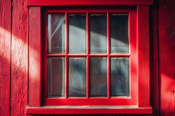 Red window.