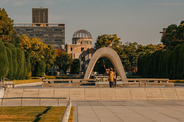 Atomic Bomb Dome at the Peace Memorial Park in Hiroshima, Japan