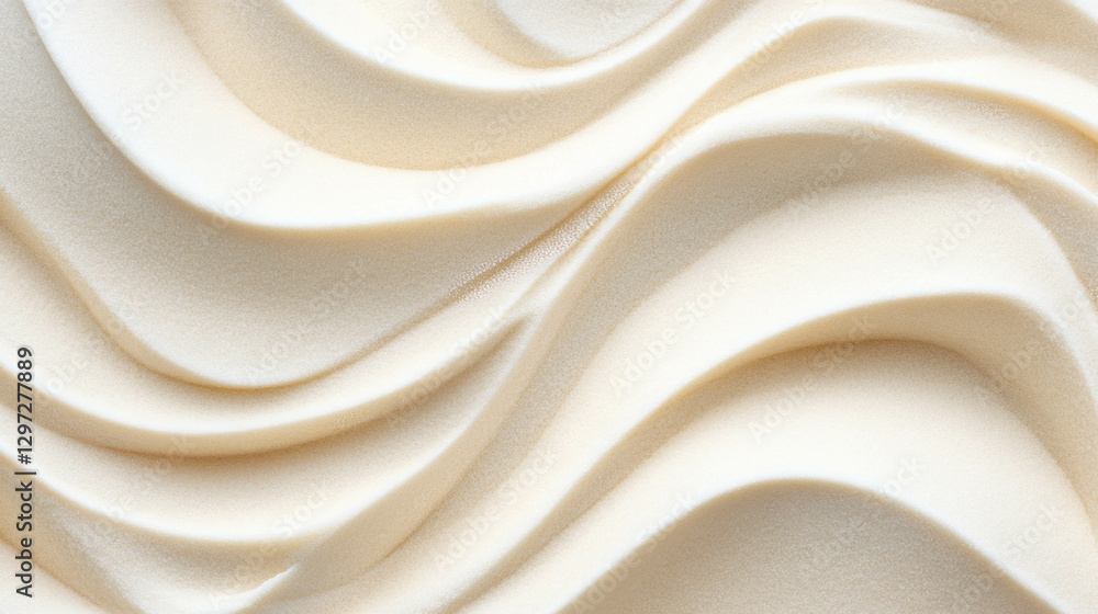 Poster abstract pattern of pale beige sand texture with smooth waves for background and design