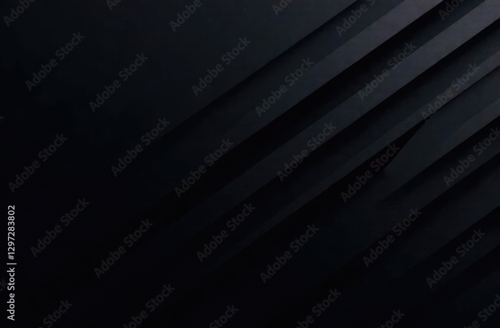 Poster abstract black background with diagonal lines. modern dark abstract