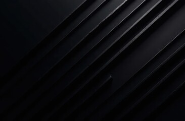 Obraz premium Abstract black background with diagonal lines. Modern dark abstract 