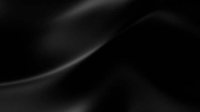 black elegant silk or soft velvet slow motion flowing loop background