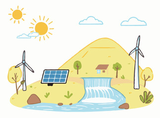 Alternative Energy Generation: Solar, Wind, and Hydro Power