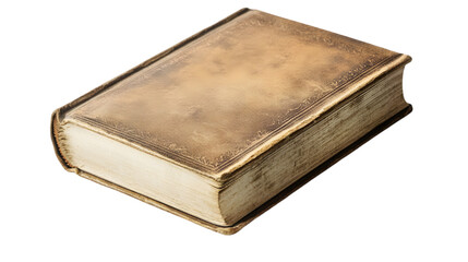 Obraz premium Blank book cover isolated over white background with shadow