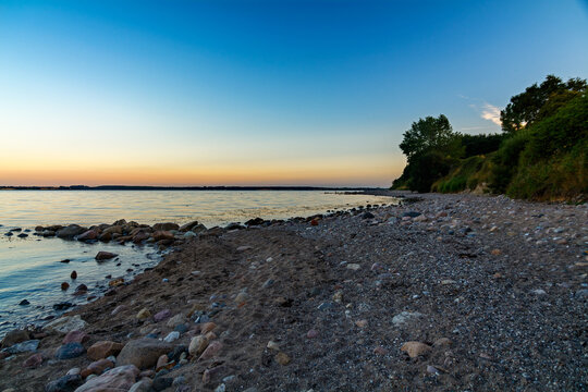 dawn at Baltic Sea near Klein Waabs, Germany