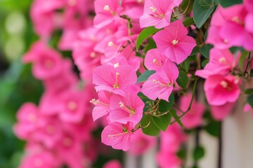 Water Droplet Pink Flowers Petunia Garden Decoration Summer Garden
