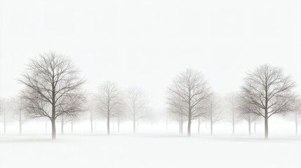 Fog in the forest