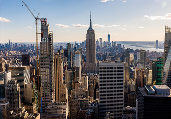 Fototapeta premium The Empire State Building in New York City.