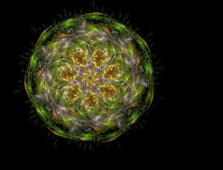 Imaginatory fractal abstract background Image