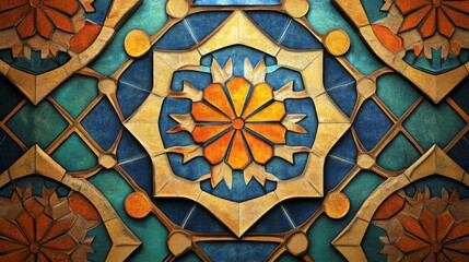 Ornate Tile Pattern Design