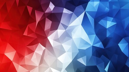 Abstract Geometric Banner Design for Independence Day Celebration