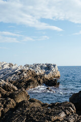 Beautiful bay and blue sky. 
