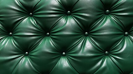 Fototapeta premium Soft and supple emerald leather texture, illuminated by diffused golden light, minimalist design, seamless pattern, ultra-realistic 3D render