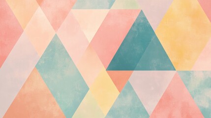 Minimalist Geometric Pattern Moment with Scheme with Soft