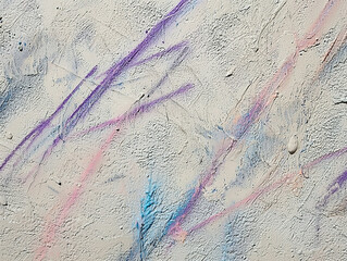 Abstract art painting with pastel colors and textured surface.