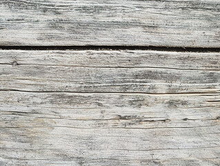 Close-up image of aged, weathered gray wood texture.  Rustic, natural grain pattern.